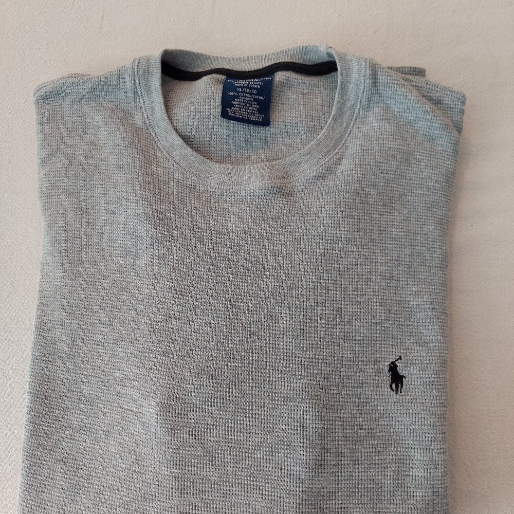 Ralph Lauren Polo - Long Sleeve Shirt - XL Gray